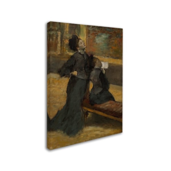 Degas 'Visit To A Museum' Canvas Art,14x19